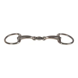 Velari Doppelt Gebrochene Olivenkopftrense Edelstahl 14mm Gebisslängegrösse: 12.5 cm
