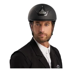 Veredus Reithelm Vita Standard Visor Matte - Black Matte -  Grösse Reithelm: 53 / M