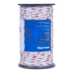 Hauptner Weidezaunseil PremiumLine XL - Weiss/Rot -