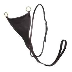 Dy'on Geschlossene Elastische Martingal - Braun -  Farbe: Braun, Grösse Pferd: Full