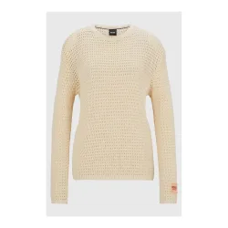BOSS Equestrian Strickpullover Malin Damen - Stone -  Grösse Bekleidung Damen: XXS/XS