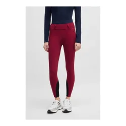 BOSS Equestrian Reitleggings Hybrid High Waist Vollbesatz - Red Dahlia -  Grösse: XS