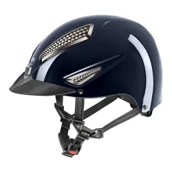 Uvex Reithelm Perfexxion III - Shiny Navy -  Farbe: Shiny Navy, Grösse Reithelm: 52-55