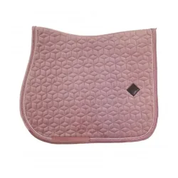 Kentucky Schabracke Velvet Samt - altrosa Grösse Schabracken: WB Dressur