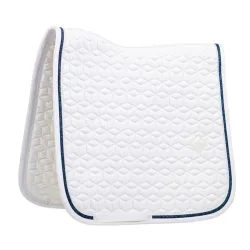 Kentucky Schabracke glitter rope dressage - Weiss/Marineblau -  Farbe: Weiss/Marineblau, Grösse: One Size