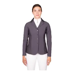 QHP Turniersakko Novèn Damen - Anthrazit -  Grösse Bekleidung Damen: 38