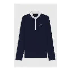 BOSS Equestrian Turniershirt Minou Texture Damen - Sky Captain -  Grösse: S, Farbe: Sky Captain