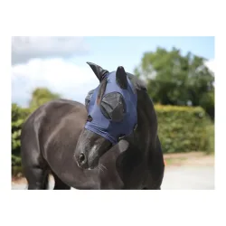 Bucas Fliegenmaske Buzz-Off Ultra Mask - Navy -  Farbe: Navy, Grösse: L