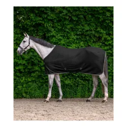 Waldhausen Fleecedecke mit Kreuzgurten ECONOMIC - Schwarz -  Farbe: Schwarz, Grösse: 115 cm