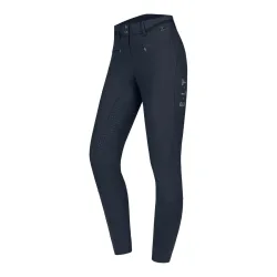 Elt Reithose Maja Glam Curved High Waist Damen - Tiefblau -  Grösse Bekleidung Damen: 38, Farbe: Tiefblau