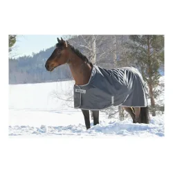 Bucas Winterdecke Smartex Extra Classic 300g - grau Farbe: Grau, Grösse Pferdedecken: 125 cm