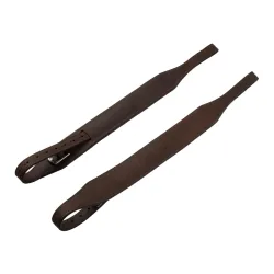 Acavallo Steigbügelriemen Mono Flap - Dark Brown -  Farbe: Dark Brown, Grösse: S