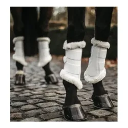 Kentucky Arbeitsgamaschen Turnout Boots Air - weiss Grösse Gamaschen: M