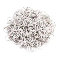 Kerbl Mähnengummi 800 Stück - weiss Farbe: Weiss, Grösse: One Size