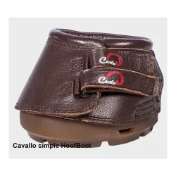 Cavallo Horse & Rider Hufschuhe Hufschuhe Simple Regular (Paar) - braun Grösse: 2, Farbe: Braun