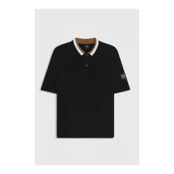 BOSS Equestrian Poloshirt Strick Joshua - Black -  Grösse: S