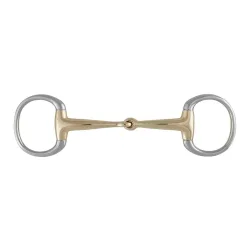 Stübben Olivenkopf-Unterlegtrense Einfach gebrochen Sweet Copper Stärke: 12 mm, Gebisslängegrösse: 10.5 cm