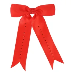 QHP Warnschleife Shimmer - Rot -
