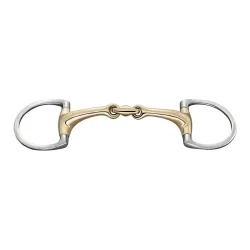 Sprenger Dynamic RS Olivenkopfgebiss mit D-förmigem Ring 16 mm doppelt gebrochen Gebisslängegrösse: 14.5 cm
