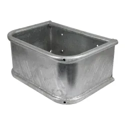Growi Rechtecktrog - Silber -