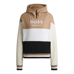 BOSS Equestrian Hoodie Faye - Camel -  Farbe: Camel, Grösse: L