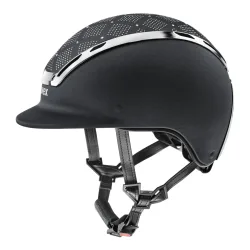 Uvex Reithelm Exxeed Jewel - Black -  Farbe: Black, Grösse Reithelm: S-M