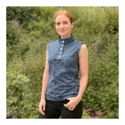 Soulhorse Funktions-Poloshirt Sleeveless - Navy -  Farbe: Navy, Grösse: S
