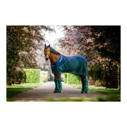 Horseware Abschwitzdecke Sport Cooler Signature - Navy/Hunter Green -  Grösse Pferdedecken: 125 cm
