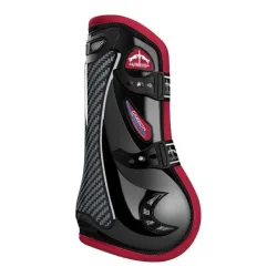 Veredus Sehnenschoner Carbon Gel vento colored - Bordeaux -  Grösse Beinschutz: L, Farbe: Bordeaux