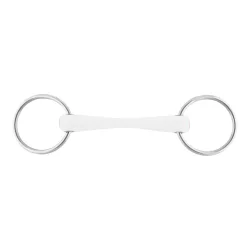 Nathe Stangengebiss, Ring 70mm - Weiss -  Gebisslängegrösse: 14.0 cm, Stärke: 20 mm