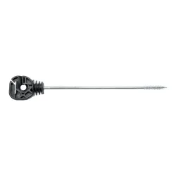 Mainer Langstiel-Seil/Bandisolator - Schwarz -
