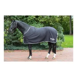 RugBe Fleecedecke Economic - Schwarz -  Farbe: Schwarz, Grösse Pferdedecken: 145 cm