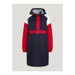 Tommy Hilfiger Equestrian Regenponcho Belfast Damen - Desert Sky -  Grösse Bekleidung Damen: L
