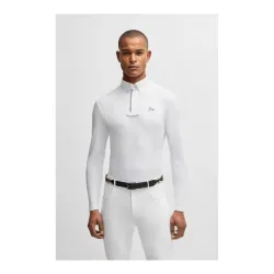 BOSS Equestrian Turniershirt Nick - Weiss -  Grösse: L