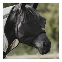 Kentucky Fliegenmaske Classic ohne Ohren - Schwarz -  Farbe: Schwarz, Grösse: Full
