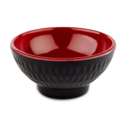 APS Schale ASIA PLUS, Melamin; 60 ml, 7.5x3.5 cm (ØxH); schwarz/rot; rund