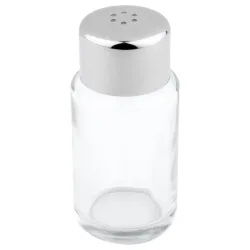 APS Salz- und Pfefferstreuer mattiert 6 Löcher; 4x9 cm (ØxH); transparent