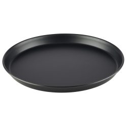 APS Pizzablech, Blaublech (nicht beschichtet), rund; 2.5x28 cm (HxØ); schwarz; rund