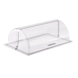APS Kunststoff Cover / Rolltophaube GN 1/1; 53x32.5x19 cm (LxBxH); transparent; rechteckig