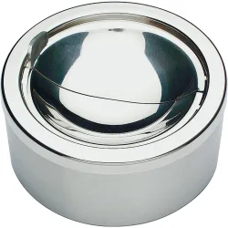 APS Aschenbecher; 12x7 cm (ØxH); silber