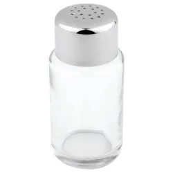 APS Salz- und Pfefferstreuer mattiert 18 Löcher; 4x9 cm (ØxH); transparent