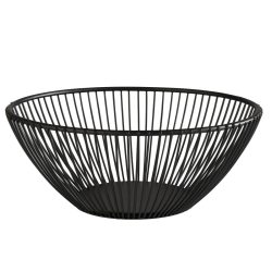 APS Korb Svart rund; 20x8 cm (ØxH); schwarz; rund