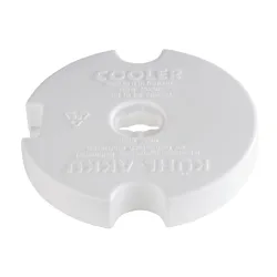 APS Kühlakku, Polyethylen gefüllt mit Kühlflüssigkeit, rund; 15x15x15x2.5 cm (LxBxØxH); weiss; rund