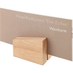 APS Kartenhalter; 8.5x6.5x5 cm (LxBxH); natur; 2 Stück / Pack