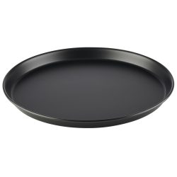 APS Pizzablech, Blaublech (nicht beschichtet), rund; 2.5x32 cm (HxØ); schwarz; rund