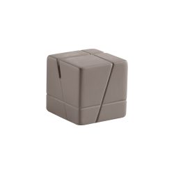 APS Kartenhalter Beton; 3x3x3 cm (LxBxH); weiss; 4 Stück / Pack