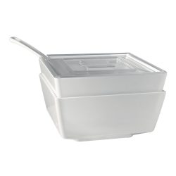 APS Schale FLOAT, Melamin, eckig; 1900 ml, 19x19x9.5 cm (LxBxH); weiss; quadratisch