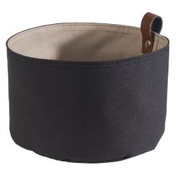 APS Brottasche, Tetron; 17x11.5 cm (ØxH); grau/beige; rund