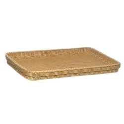 APS Korb PROFI LINE, Polypropylen, eckig; 60x40x5 cm (LxBxH); natur; rechteckig