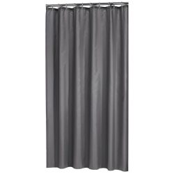 Sealskin Madeira Duschvorhang 180x200 cm Polyester Grau; 180x200 cm (LxH); grau